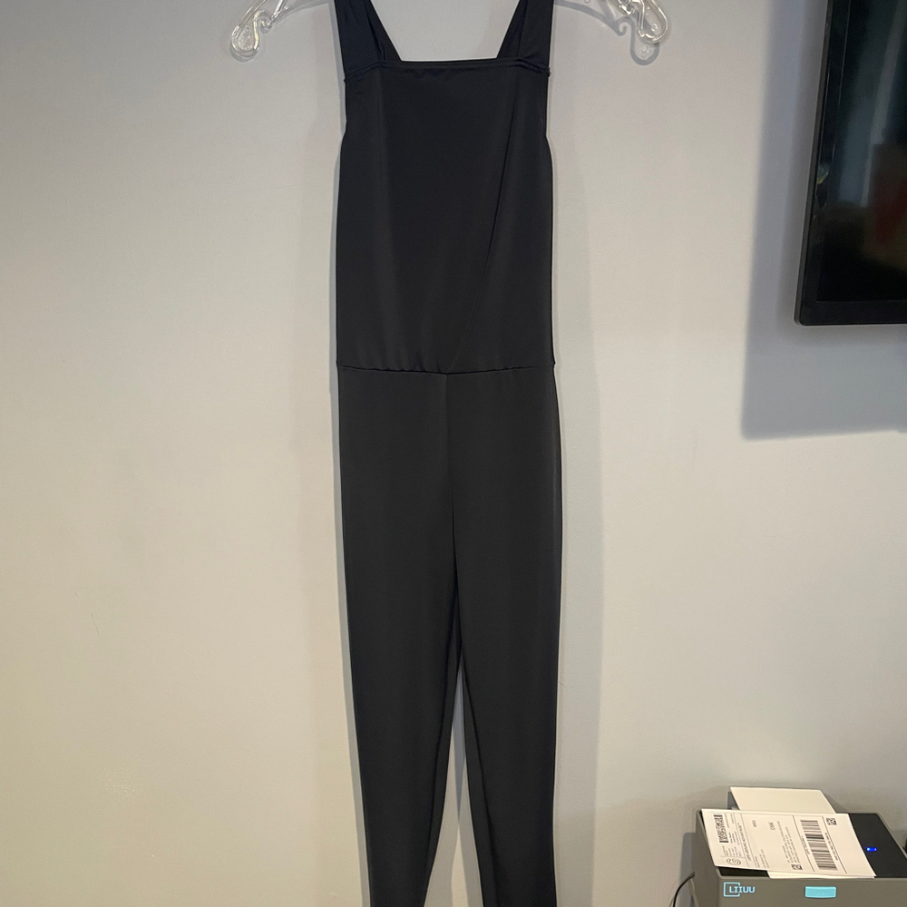 Weissman Black Unitard Dancewear Jazz Contemporary Acro Size Large